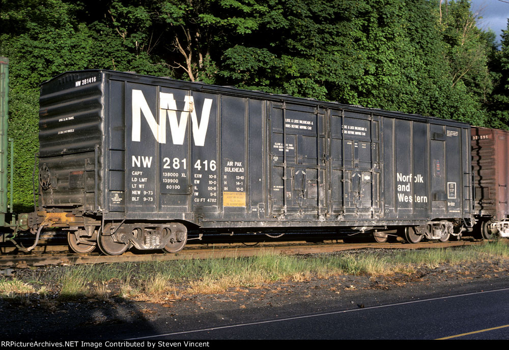 Norfolk & Western box NW #281416